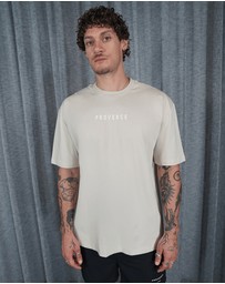 Provence - Crest Logo T-Shirt Beige