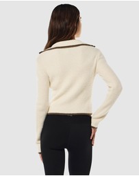 P.E Nation - Ignite Zip Neck Knit