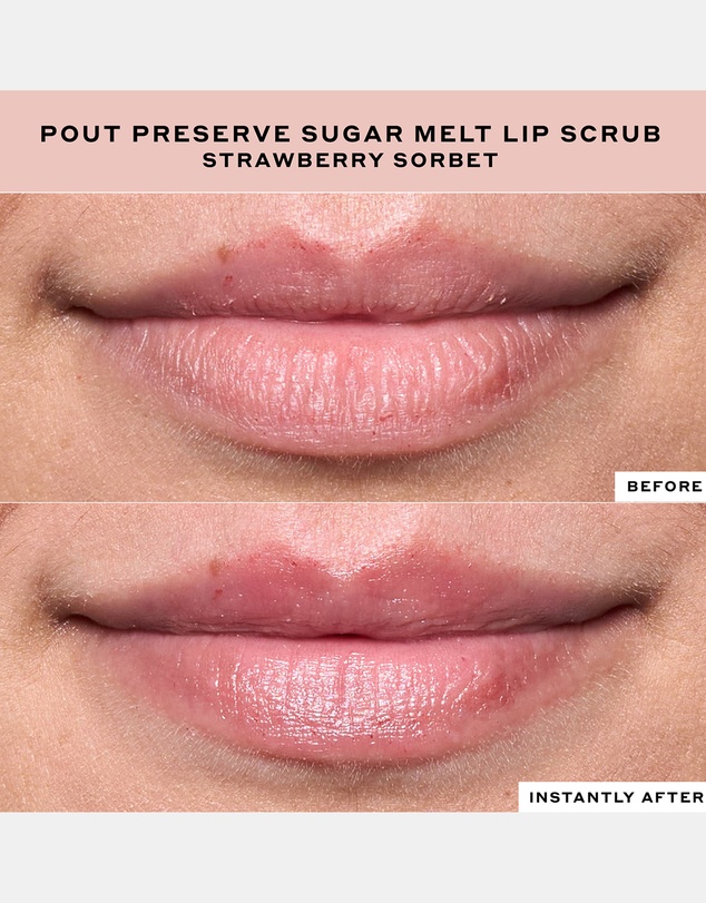 Ole Henriksen - Pout Preserve Sugar Melt Lip Scrub, Strawberry Sorbet