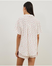 Atmos&Here - Cotton Hearts Short PJ Set