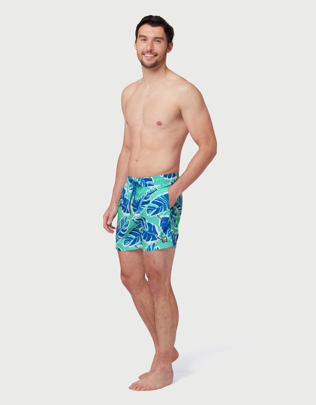 Tom & Teddy - Banana Leaf Swim Shorts