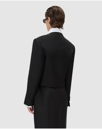 CAMILLA AND MARC - Caius Collarless Cropped Blazer