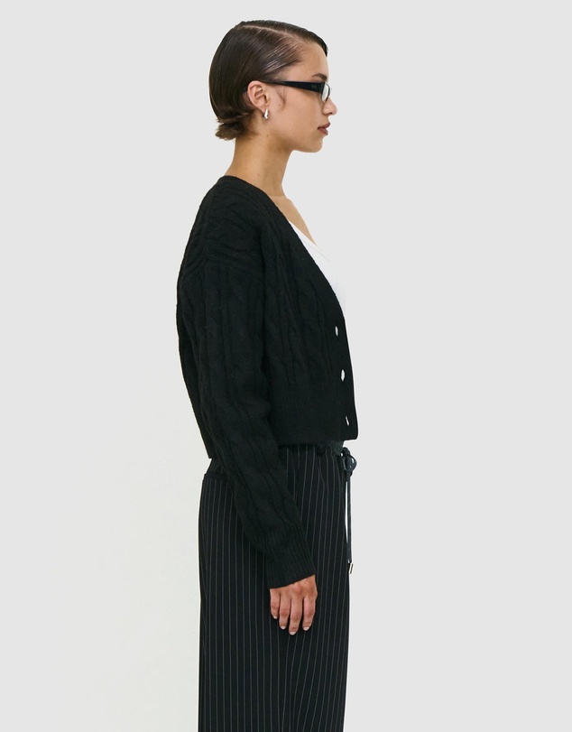 Staple the Label - Salem Cable Knit Cardigan