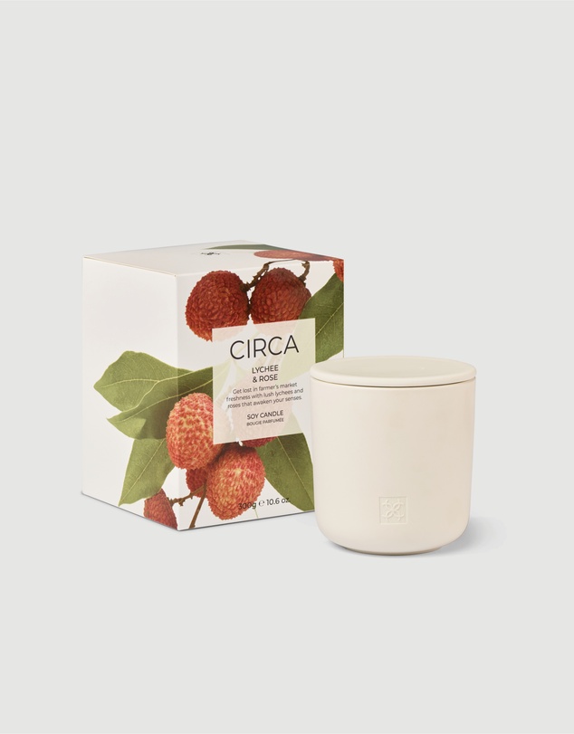 CIRCA - Lychee & Rose Soy Candle