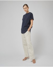 DRICOPER DENIM - Slouchy Navy Tee