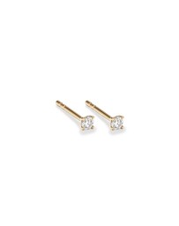 Michael Hill - 0.10 Carat TW Diamond Mini Solitaire Stud Earrings in 10kt Yellow Gold