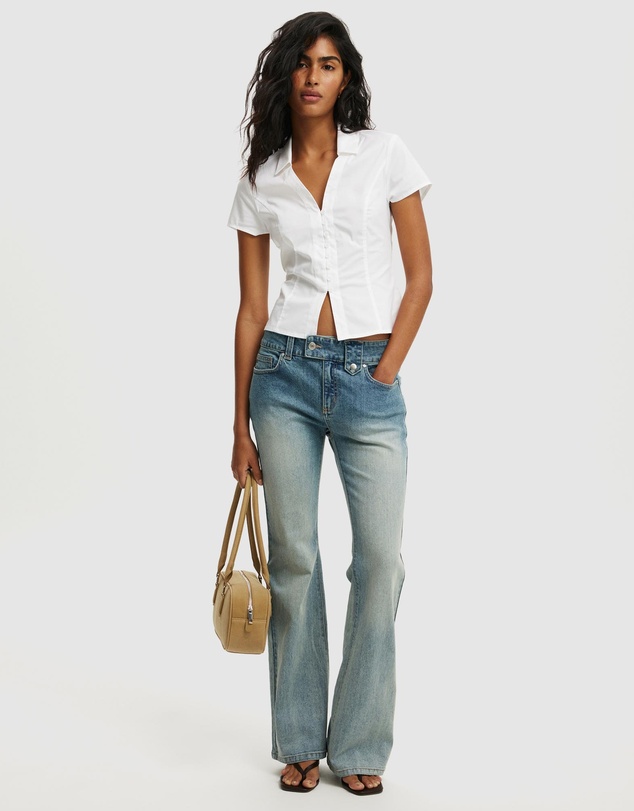 Cotton On - Short Sleeve Fitted Shirt