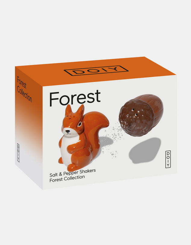 DOIY - Forest Salt & Pepper Squirrel