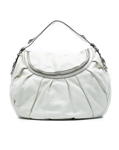 Pre-Loved by Azura Reborn - Pre-Loved Medium Pebbled Calfskin Icon Bit Satchel