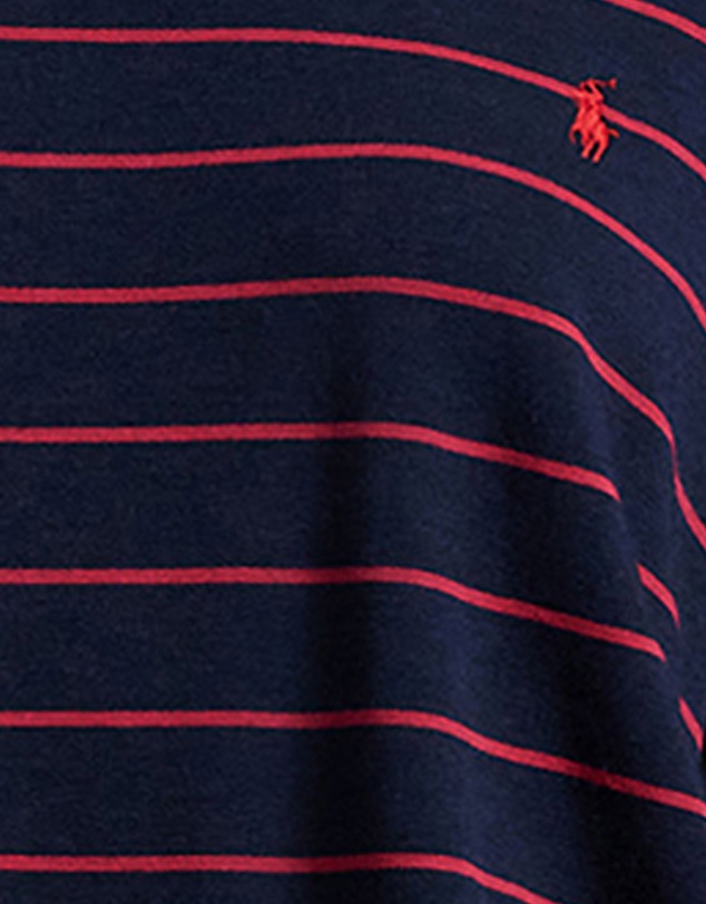 Polo Ralph Lauren - Club Terry Striped Cotton Tee & Boxer Short Pyjama Set