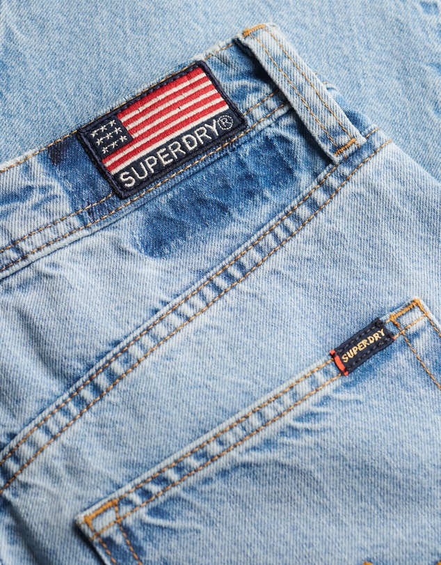 Superdry - Denim Split Maxi Skirt