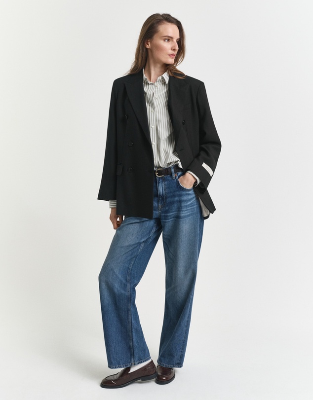 Gant - Regular Fit Striped Poplin Shirt