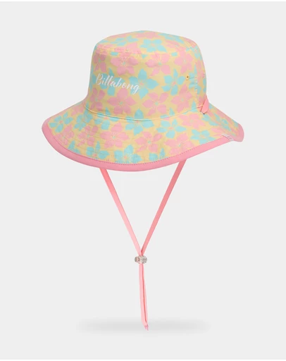 Billabong - Girls 2 to 7 Sun Petals Reversible Bucket Hat