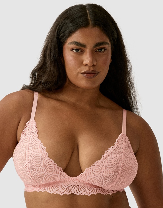 Naturana - Friday Unpadded Triangle Cup Recycled Lace Bralette