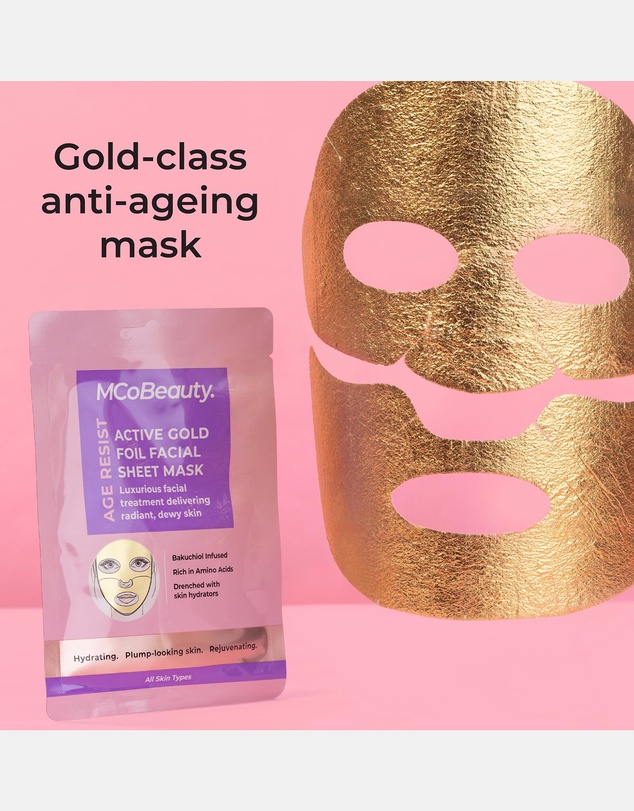MCoBeauty - Age Resist Active Gold Foil Facial Sheet Mask