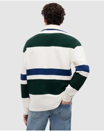 Tommy Hilfiger - Stripe Relaxed Rugby Shirt