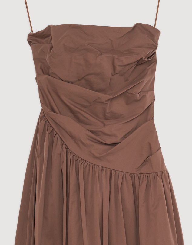 Revibe - Repaired AERE Kiera Strapless Midi Dress - AU 10