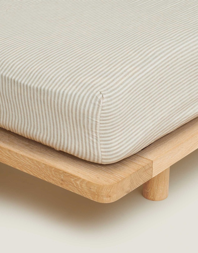 Carlotta + Gee - 100% Linen Fitted Sheet