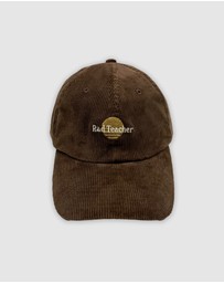Banabae - Rad Teacher Cord Baseball Cap - Choc