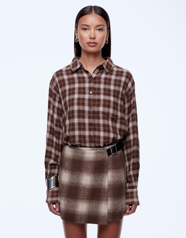 ENA PELLY - RTM x Ginger Check Mini Skirt