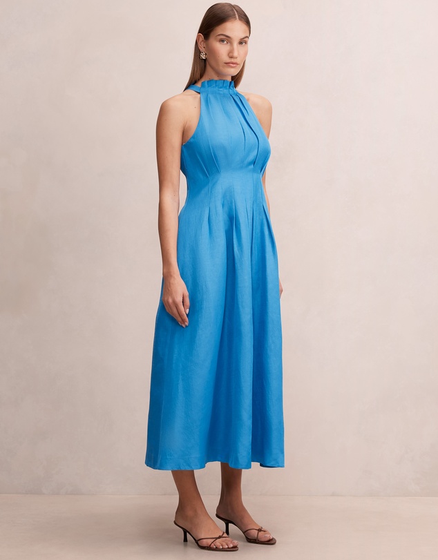 Forever New - Miller Pleated Halter Neck Midi Dress