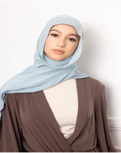 Mod Squad - Double Stitch Hijab- Sky