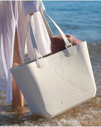 &Sunday - Sun Day Tote Bag (large) -COCONUT