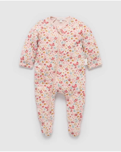 Purebaby - Quilted Growsuit -Kids-Babies