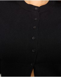 Dazie - Mira Cinched Waist Button Up Cardigan