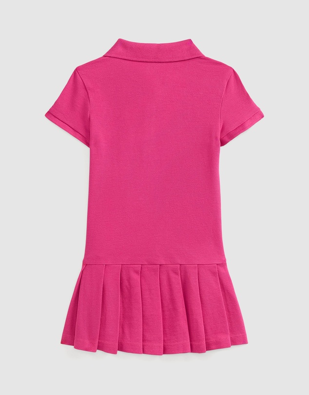 Polo Ralph Lauren - Big Pony Stretch Mesh Polo Dress - Kids
