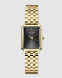Rosefield - The Octagon XS - Gold With Black Dial
