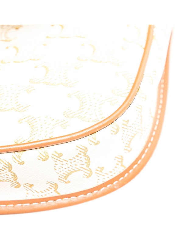 Pre-Loved by Azura Reborn - Pre-Loved Mini Triomphe Coated Canvas Besace Crossbody