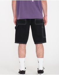 Volcom - Mens Labored Denim Utility Denim Short