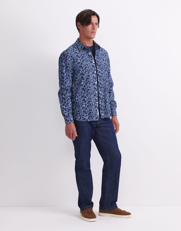 Sportscraft - Rope Long Sleeve Print Shirt