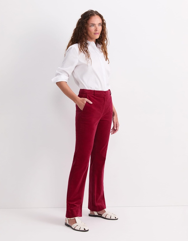 Sportscraft - Thea Kick Flare Velvet Pant