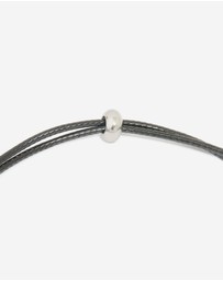 Lovisa - Waterproof Stainless Steel Large Bubble Letter E Cord Necklace