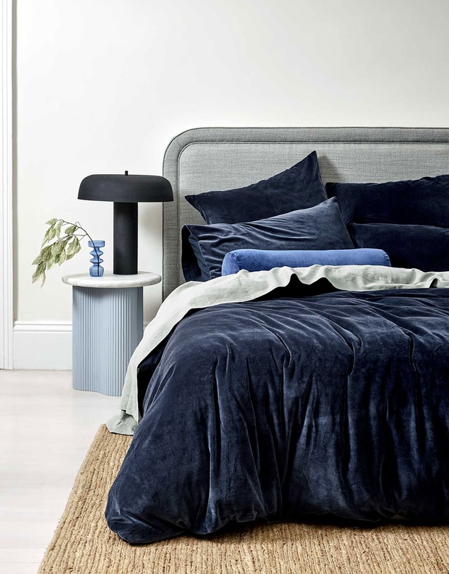 Aura Home - Luxury Velvet Quilt Cover