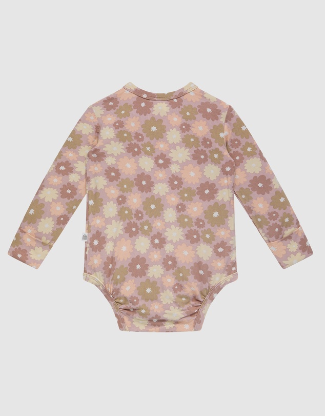 Kynd Baby - Comfy Bodysuit Long Sleeve in Bold Floral