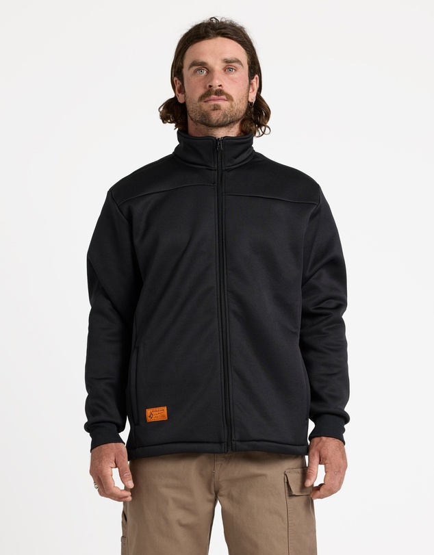 Volcom - Mens Volcom Workwear Bonded Zip Fleece Jacket