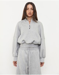 Pinky & Kamal - 1/4 Zip Fleece Sweater