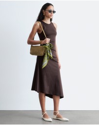 & Other Stories - Ruche Asymmetric Midi Dress