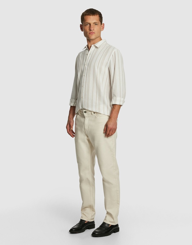 yd. - Island Stripe Textured Shirt