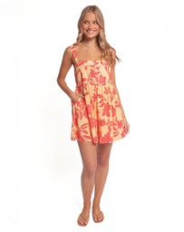 Petal & Pup - Nani Playsuit - Red Yellow Paisley Floral