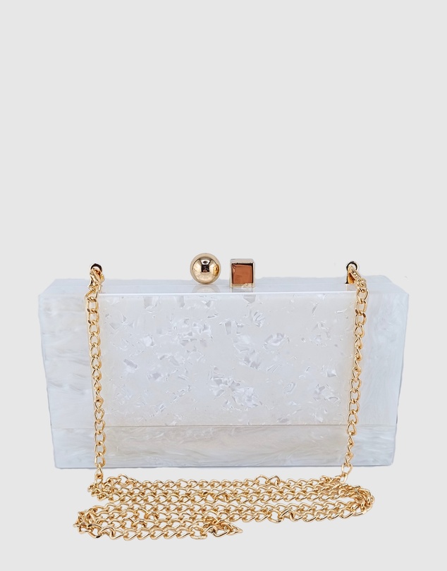 Izoa - Brooke Marble Clutch
