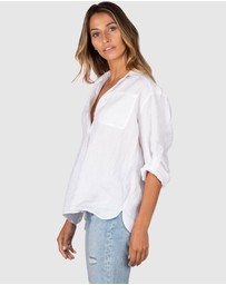 CAMIXA - Luna Oversize Linen Shirt