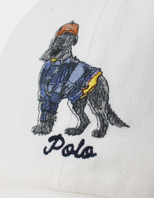 Polo Ralph Lauren - Dog-Embroidered Twill Ball Cap