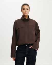 Cotton On - Arlo Funnel Neck Jacket