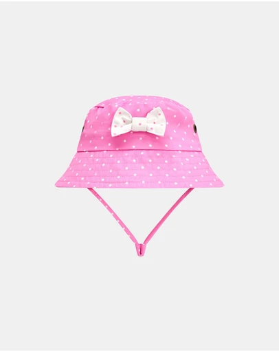 Huxbaby - Icing-On-The-Cupcake Polka Dot Bucket Hat - ICONIC EXCLUSIVE - Babies-Kids