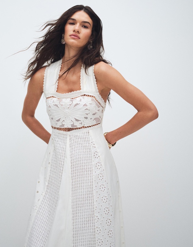 TOPSHOP - Milla Broderie Maxi Dress