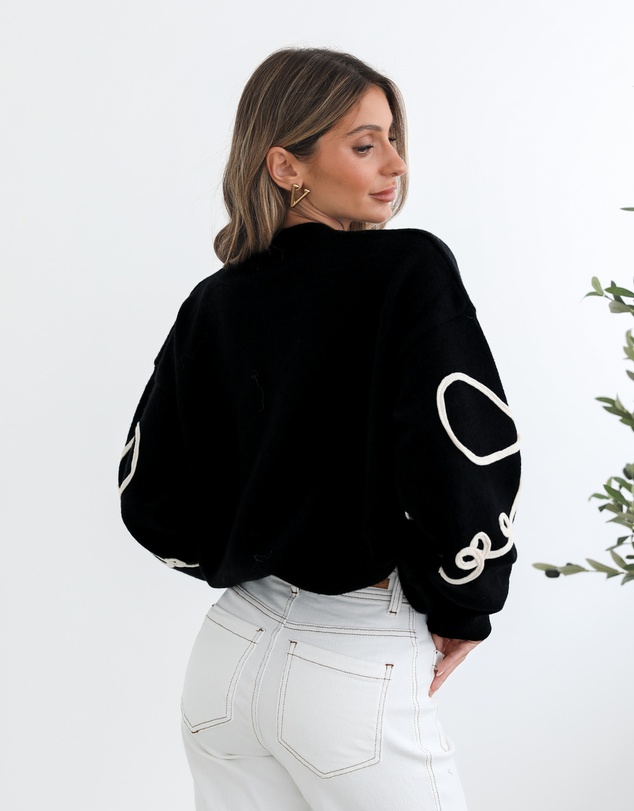 Esther & Co - Junaelle Knit - Black Multi